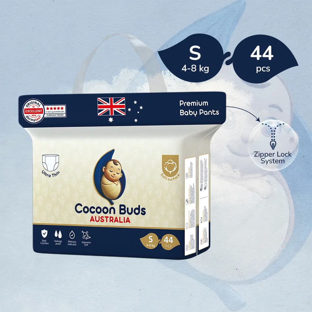 Cocoon Buds Diaper S-44 (Pack of 44) view 3