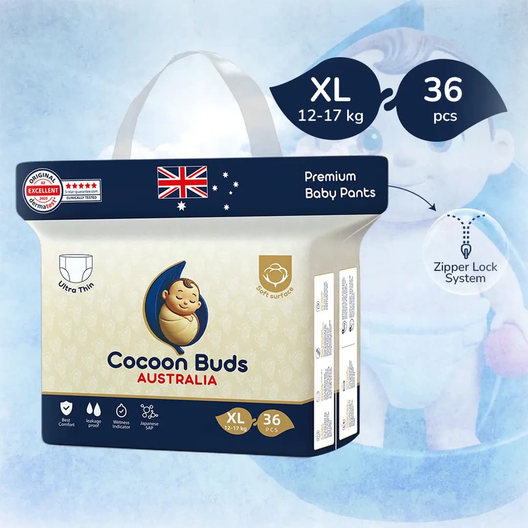 Cocoon Buds Diaper XL-36(Pack of 36) view 3
