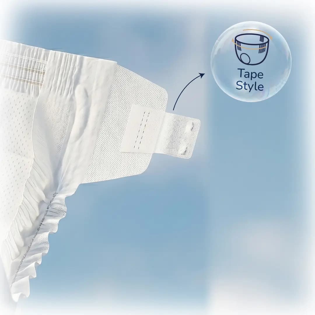 Cocoon Buds Diaper Tape S-44 (Pack of 44) view 4